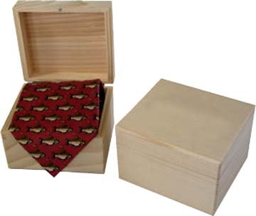WGC-MA-0103 Tie Box Material Wood Finish : Buff Polish