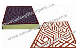 Square MDF/ wooden Box with top laser cut panel