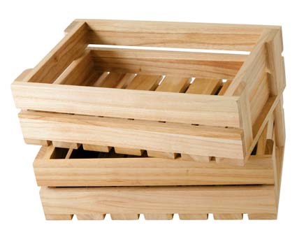 Wooden wine Crate