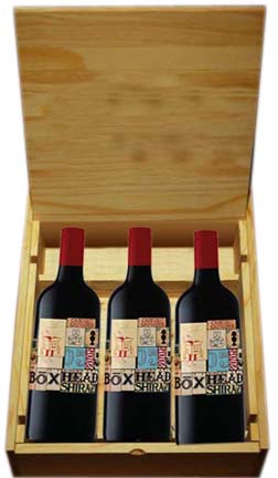 Wooden multiple wine box
